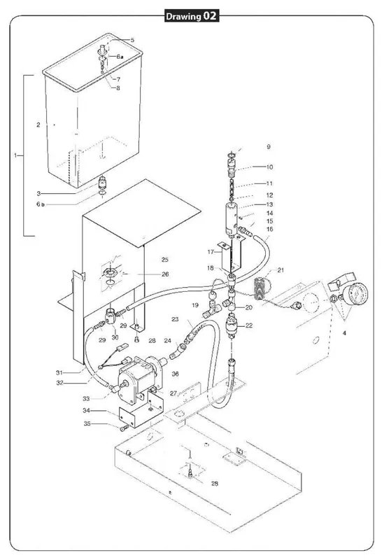 ECM-mutter M20 bunnventil - Reservedel OEM-nummer P6020.K3